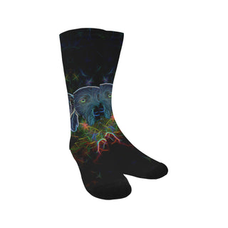 Weimaraner Glow Design 2 Trouser Socks - TeeAmazing