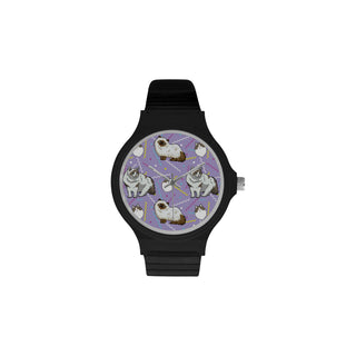 Ragdoll Unisex Round Plastic Watch - TeeAmazing