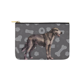 Irish Wolfhound Dog Carry-All Pouch 9.5x6 - TeeAmazing