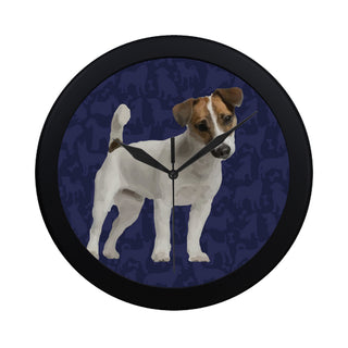 Tenterfield Terrier Dog Black Circular Plastic Wall clock - TeeAmazing