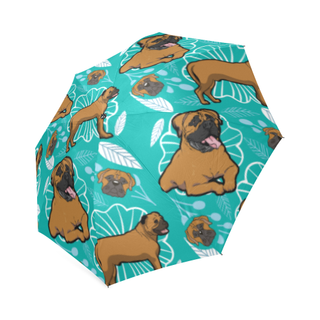 Bullmastiff Flower Foldable Umbrella - TeeAmazing