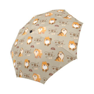 Pomeranian Pattern Auto-Foldable Umbrella - TeeAmazing