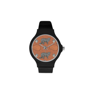 American Curl Unisex Round Plastic Watch - TeeAmazing