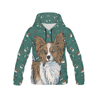 Papillon Dog All Over Print Hoodie for Women - TeeAmazing