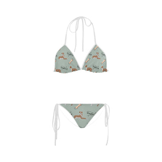 Greyhound Pattern Custom Bikini Swimsuit - TeeAmazing
