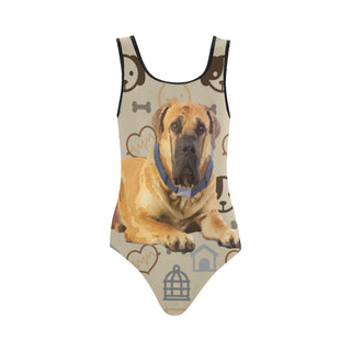 English Mastiff Dog Vest One Piece Swimsuit - TeeAmazing