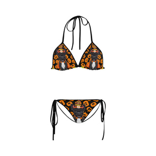 French Bulldog Halloweeen Custom Bikini Swimsuit - TeeAmazing