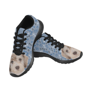 Schnoodle Dog Black Sneakers for Women - TeeAmazing