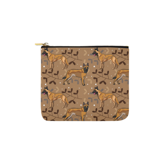 Belgian Malinois Flower Carry-All Pouch 6''x5'' - TeeAmazing