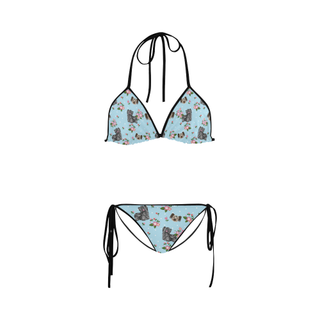 Skye Terrier Flower Custom Bikini Swimsuit - TeeAmazing