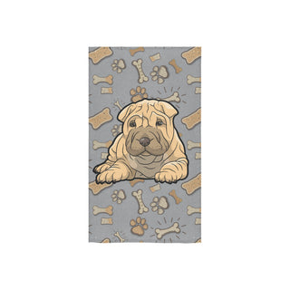 Shar Pei Dog Custom Towel 16"x28" - TeeAmazing