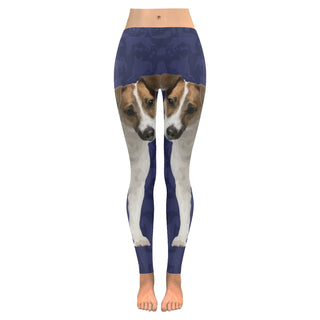 Tenterfield Terrier Dog Low Rise Leggings (Invisible Stitch) (Model L05) - TeeAmazing