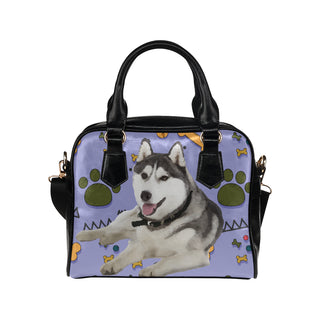 Siberian Husky Dog Shoulder Handbag - TeeAmazing