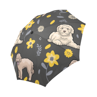 Goldendoodle Flower Auto-Foldable Umbrella - TeeAmazing