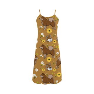 Eurasier Flower Alcestis Slip Dress - TeeAmazing