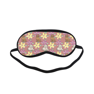 Labradoodle Flower Sleeping Mask - TeeAmazing