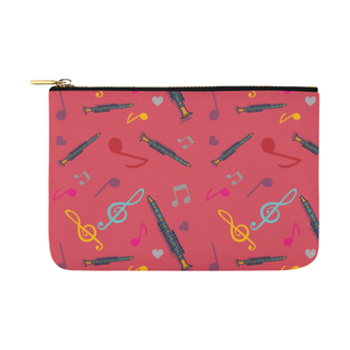 Clarinet Pattern Carry-All Pouch 12.5''x8.5'' - TeeAmazing