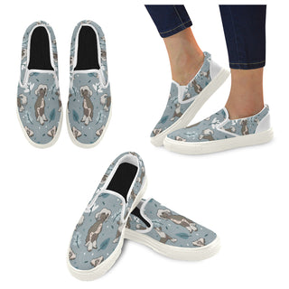 Chinese Crested White Women's Slip-on Canvas Shoes - TeeAmazing