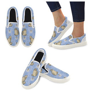 Selkirk Rex White Women's Slip-on Canvas Shoes - TeeAmazing
