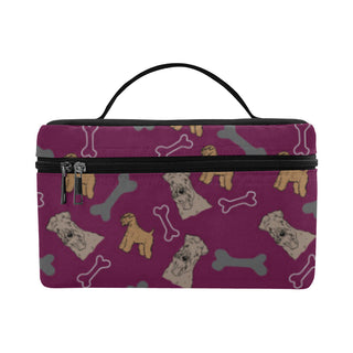 Soft Coated Wheaten Terrier Pattern Cosmetic Bag/Large - TeeAmazing
