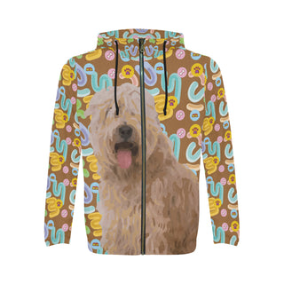 Soft Coated Wheaten Terrier All Over Print Full Zip Hoodie for Men - TeeAmazing