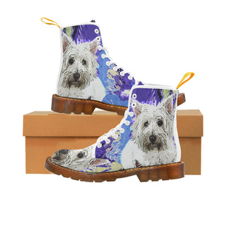 West Highland White Terrier White Boots For Men - TeeAmazing
