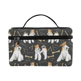 Wire Hair Fox Terrier Cosmetic Bag/Large - TeeAmazing