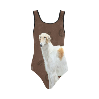 Borzoi Dog Vest One Piece Swimsuit - TeeAmazing