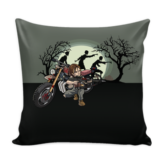 Daryl Dixon Toons Pillow Cover Accessories - TeeAmazing