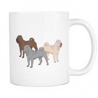 Shar Pei Dog Mugs & Coffee Cups - Shar Pei Coffee Mugs - TeeAmazing