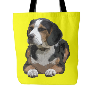 Painting Beagle Dog Tote Bags - Beagle Bags - TeeAmazing