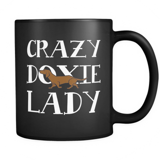Crazy Doxie Lady Dog Mugs & Coffee Cups - Dachshund Coffee Mugs - TeeAmazing
