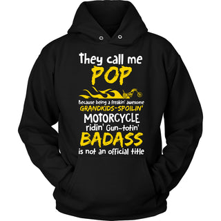 They Call Me Pop Motorcycle T-Shirt - Pop Motorcycle Shirt - TeeAmazing