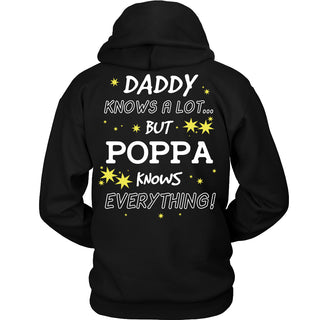 Poppa Knows Everything T-Shirt -  Poppa Shirt - TeeAmazing