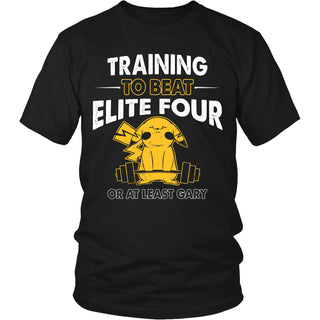 Training To Beat Elite Four T Shirts, Tees & Hoodies -  Pokemon Shirts - TeeAmazing