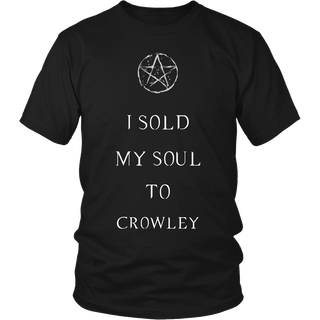 I Sold My Soul To Crowley T Shirts, Tees & Hoodies - Supernatural Shirts - TeeAmazing