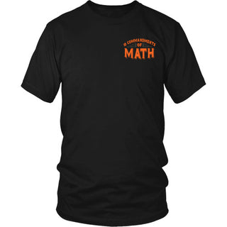 10 Commandments of Math - Math Shirt - TeeAmazing