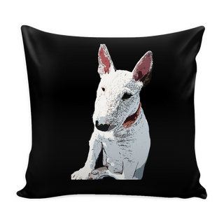 Bull Terrier Dog Pillow Cover - Bull Terrier Accessories - TeeAmazing