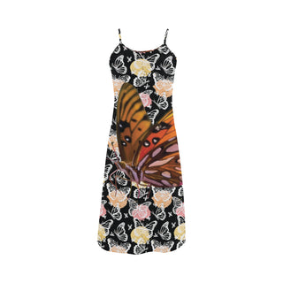 Butterfly Alcestis Slip Dress - TeeAmazing
