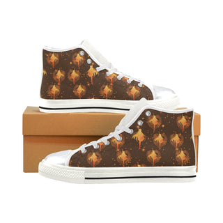 Sailor Venus White High Top Canvas Women's Shoes/Large Size - TeeAmazing