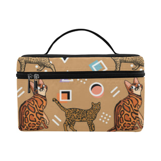 Bengal Cat Cosmetic Bag/Large - TeeAmazing