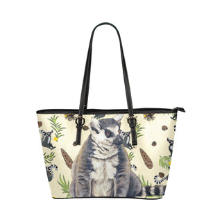 Lemur Leather Tote Bag/Small - TeeAmazing