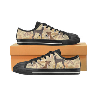 Greyhound Lover Black Low Top Canvas Shoes for Kid - TeeAmazing