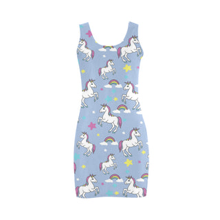 Unicorn Pattern Medea Vest Dress - TeeAmazing
