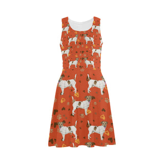 Jack Russell Terrier Water Colour Pattern No.1 Atalanta Sundress - TeeAmazing