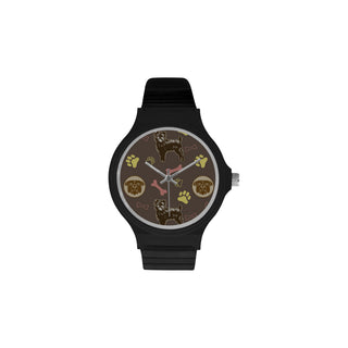 Affenpinschers Pattern Unisex Round Plastic Watch - TeeAmazing