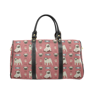 Pug Pattern New Waterproof Travel Bag/Small - TeeAmazing
