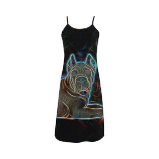 Cane Corso Glow Design 1 Alcestis Slip Dress - TeeAmazing