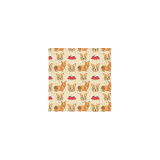 Corgi Pattern Square Towel 13x13 - TeeAmazing