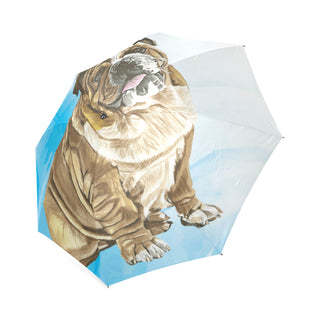 English Bulldog Water Colour No.1 Foldable Umbrella - TeeAmazing